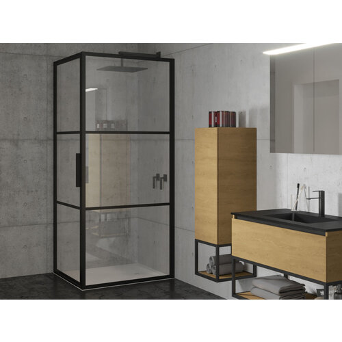 Riho Grid GB201 douchecabine zij-instap | 90x90cm Riho Riho Grid GB201 douchecabine zij-instap | 90x90cm