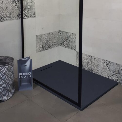 Riho Isola douchevloer | 90x80cm | mat antraciet Riho Riho Isola douchevloer | 90x80cm | mat antraciet