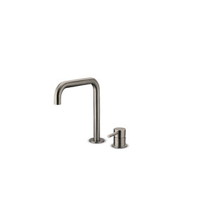 JEE-O JEE-O Slimline Twee-gats Opbouw Wastafelmengkraan 800-1769 | Dark Steel | Laag JEE-O Slimline Twee-gats Opbouw Wastafelmengkraan 800-1769 | Dark Steel | Laag
