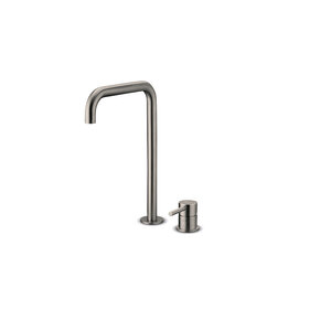 JEE-O JEE-O Slimline Twee-gats Opbouw Wastafelmengkraan 800-1779 | Dark Steel | Hoog JEE-O Slimline Twee-gats Opbouw Wastafelmengkraan 800-1779 | Dark Steel | Hoog