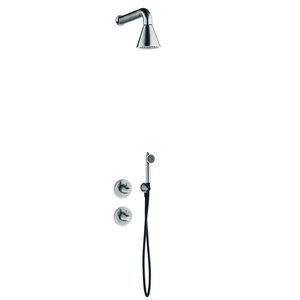 JEE-O JEE-O Cone Douche Combinatie 02 - 900-6420 | Geborsteld RVS | Wandarm | Ja JEE-O Cone Douche Combinatie 02 - 900-6420 | Geborsteld RVS | Wandarm | Ja