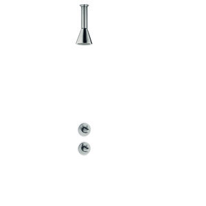 JEE-O JEE-O Cone Douche Combinatie 03 - 900-6430 | Geborsteld RVS | Plafondbuis | Nee JEE-O Cone Douche Combinatie 03 - 900-6430 | Geborsteld RVS | Plafondbuis | Nee