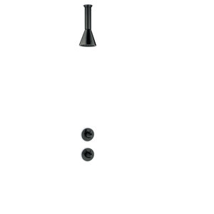 JEE-O JEE-O Cone Douche Combinatie 03 - 900-6436 | Gun Metal | Plafondbuis | Nee JEE-O Cone Douche Combinatie 03 - 900-6436 | Gun Metal | Plafondbuis | Nee