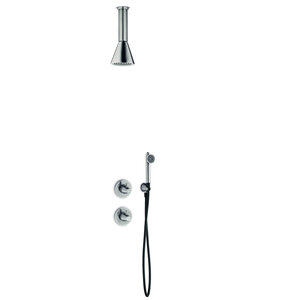 JEE-O JEE-O Cone Douche Combinatie 04 - 900-6440 | Geborsteld RVS | Plafondbuis | Ja JEE-O Cone Douche Combinatie 04 - 900-6440 | Geborsteld RVS | Plafondbuis | Ja