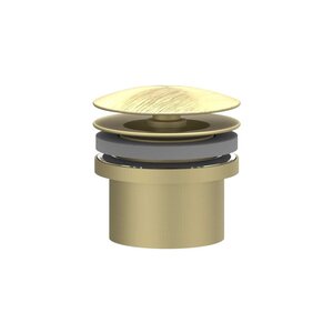 IVY IVY niet-afsluitbare plug RVS 316 - Geborsteld Mat Goud PVD IVY niet-afsluitbare plug RVS 316 - Geborsteld Mat Goud PVD