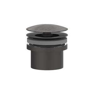 IVY IVY niet-afsluitbare plug RVS 316 - Geborsteld carbon Black PVD IVY niet-afsluitbare plug RVS 316 - Geborsteld carbon Black PVD