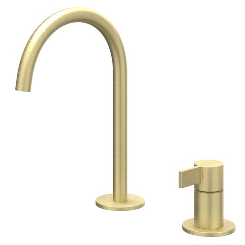 IVY IVY Pact wastafelkraan 2-gats - Geborsteld Mat Goud PVD