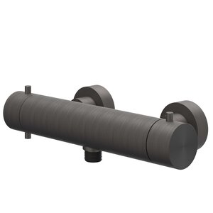 IVY IVY Concord opbouw douchethermostaat - RVS 316 - Geborsteld carbon Black PVD IVY Concord opbouw douchethermostaat - RVS 316 - Geborsteld carbon Black PVD