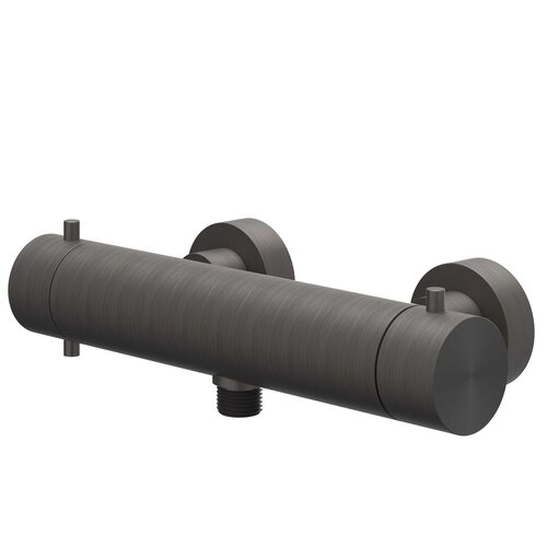 IVY Concord opbouw douchethermostaat - RVS 316 - Geborsteld carbon Black PVD IVY IVY Concord opbouw douchethermostaat - RVS 316 - Geborsteld carbon Black PVD