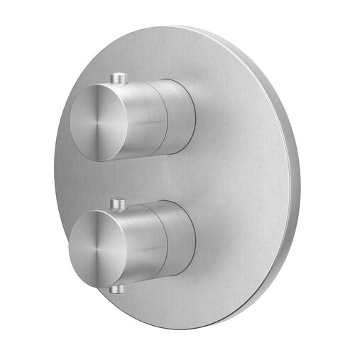 IVY Concord afbouwdeel inbouwthermostaat met 2-weg stop-omstel RVS 316 - Geborsteld RVS IVY IVY Concord afbouwdeel inbouwthermostaat met 2-weg stop-omstel RVS 316 - Geborsteld RVS
