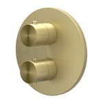 IVY Concord afbouwdeel inbouwthermostaat met 2-weg stop-omstel RVS 316 - Geborsteld Mat Goud PVD IVY IVY Concord afbouwdeel inbouwthermostaat met 2-weg stop-omstel RVS 316 - Geborsteld Mat Goud PVD