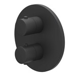 IVY Bond afbouwdeel inbouwthermostaat 1 stopkraan - Mat Zwart PVD IVY IVY Bond afbouwdeel inbouwthermostaat 1 stopkraan - Mat Zwart PVD