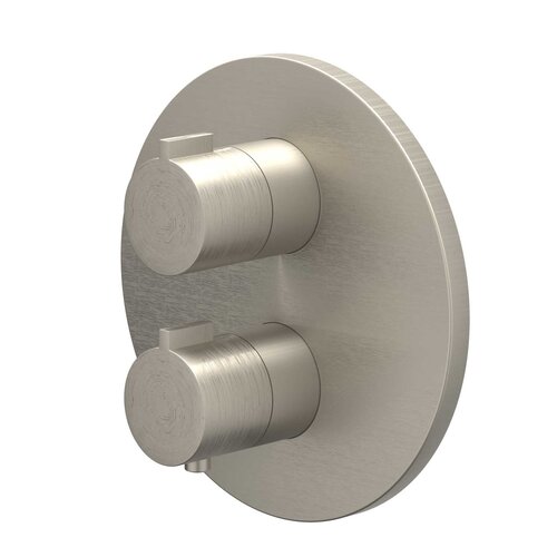 IVY Pact afbouwdeel inbouwthermostaat 2-weg stop-omstel - Geborsteld Nikkel PVD IVY IVY Pact afbouwdeel inbouwthermostaat 2-weg stop-omstel - Geborsteld Nikkel PVD