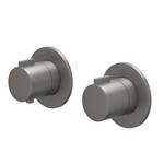 IVY IVY Pact afbouwdeel inbouwthermostaat 2-weg stop-omstel symmetry - Geborsteld Metal Black PVD