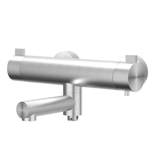 IVY Tribe opbouw badthermostaat met wegdraaibare baduitloop RVS 316 - Geborsteld RVS IVY IVY Tribe opbouw badthermostaat met wegdraaibare baduitloop RVS 316 - Geborsteld RVS