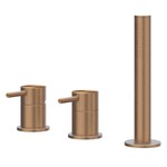 IVY Concord badrandcombinatie 3-gats RVS 316 - Geborsteld Mat Koper PVD IVY IVY Concord badrandcombinatie 3-gats RVS 316 - Geborsteld Mat Koper PVD