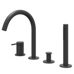 IVY Bond badrandcombinatie | 4 gats | Mat Zwart PVD IVY IVY Bond badrandcombinatie | 4 gats | Mat Zwart PVD