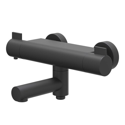 IVY Pact opbouw badthermostaatkraan draaibare uitloop cooltouch - Mat Zwart PVD IVY IVY Pact opbouw badthermostaatkraan draaibare uitloop cooltouch - Mat Zwart PVD