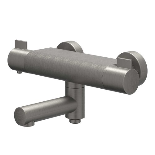 IVY Pact opbouw badthermostaatkraan draaibare uitloop cooltouch - Geborsteld Metal Black PVD IVY IVY Pact opbouw badthermostaatkraan draaibare uitloop cooltouch - Geborsteld Metal Black PVD