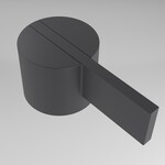 IVY Pact badthermostaatkraan opbouw cooltouch met cascade uitloop - Mat Zwart PVD IVY IVY Pact badthermostaatkraan opbouw cooltouch met cascade uitloop - Mat Zwart PVD