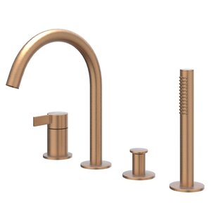 IVY IVY Pact badrandcombinatie | 4 gats | Geborsteld Mat Koper PVD IVY Pact badrandcombinatie | 4 gats | Geborsteld Mat Koper PVD