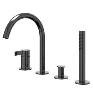 IVY IVY Pact badrandcombinatie | 4 gats | Zwart Chroom PVD IVY Pact badrandcombinatie | 4 gats | Zwart Chroom PVD