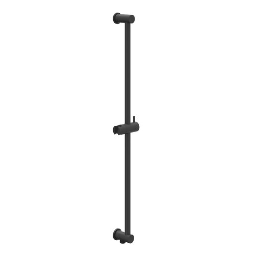 IVY glijstang 80cm met geïntegreerde wateruitlaat - Mat Zwart PVD IVY IVY glijstang 80cm met geïntegreerde wateruitlaat - Mat Zwart PVD