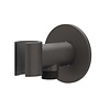 IVY wandsteun met geïntegreerde uitlaat RVS 316 - Geborsteld carbon Black PVD