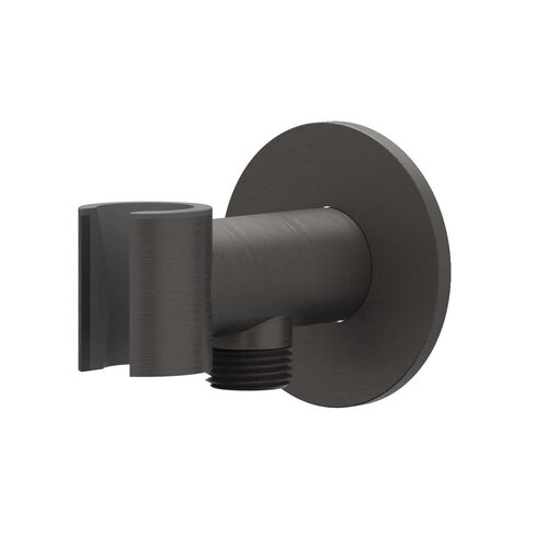 IVY wandsteun met geïntegreerde uitlaat RVS 316 - Geborsteld carbon Black PVD IVY IVY wandsteun met geïntegreerde uitlaat RVS 316 - Geborsteld carbon Black PVD