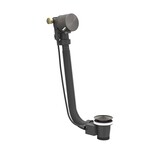 IVY badoverloop-vulcombinatie - Geborsteld Metal Black PVD IVY IVY badoverloop-vulcombinatie - Geborsteld Metal Black PVD