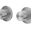 IVY Concord afbouwdeel inbouwthermostaat 2-weg stop-omstel symmetry RVS 316 - Geborsteld RVS