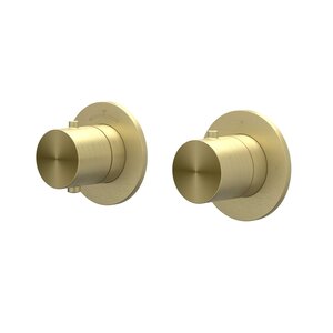 IVY IVY Concord afbouwdeel inbouwthermostaat 2-weg stop-omstel symmetry RVS 316 - Geborsteld Mat Goud PVD IVY Concord afbouwdeel inbouwthermostaat 2-weg stop-omstel symmetry RVS 316 - Geborsteld Mat Goud PVD