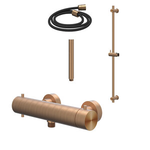 IVY IVY Concord glijstangset RVS 316 - Geborsteld Mat Koper PVD IVY Concord glijstangset RVS 316 - Geborsteld Mat Koper PVD