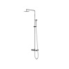 IVY Bond opbouw regendoucheset | Chroom | 20cm | 0,2 cm | staafhanddouche