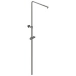 IVY Pact opbouw regendoucheset | Geborsteld Metal Black pvd | 25cm | 0,8 cm | staafhanddouche IVY IVY Pact opbouw regendoucheset | Geborsteld Metal Black pvd | 25cm | 0,8 cm | staafhanddouche