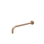 IVY IVY Pact inbouw regendoucheset 2-weg - 40cm wandarm - 20cm slim hoofddouche rond - glijstang - staafhanddouche - Geborsteld Mat Koper pvd