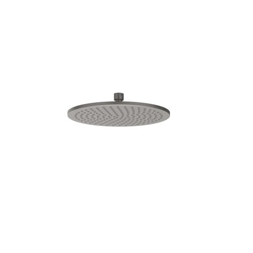 IVY IVY Pact inbouw regendoucheset 2-weg - 30cm plafondbuis - 25cm medium hoofddouche rond - glijstang - staafhanddouche - Geborsteld Metal Black pvd