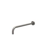 IVY IVY Pact inbouw regendoucheset 2-weg - 40cm wandarm - 25cm slim hoofddouche rond - wandhouder - 3-standen handdouche - Geborsteld Metal Black pvd