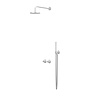 IVY Tribe inbouw regendoucheset symmetry 2-weg | Geborsteld | 25cm | 30cm plafondbuis | Nee