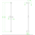 IVY Pact glijstangset | 3 standen handdouche | Geborsteld Mat Koper PVD IVY IVY Pact glijstangset | 3 standen handdouche | Geborsteld Mat Koper PVD