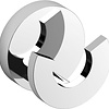 Clou Flat dubbele kledinghaak | Chroom