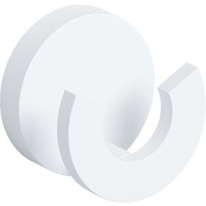 Clou Clou Flat dubbele kledinghaak | Mat wit Clou Flat dubbele kledinghaak | Mat wit