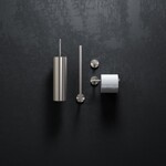 Clou Flat toilet accessoires set | Geborsteld RVS Clou Clou Flat toilet accessoires set | Geborsteld RVS
