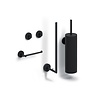 Clou Flat toilet accessoires set | Mat zwart