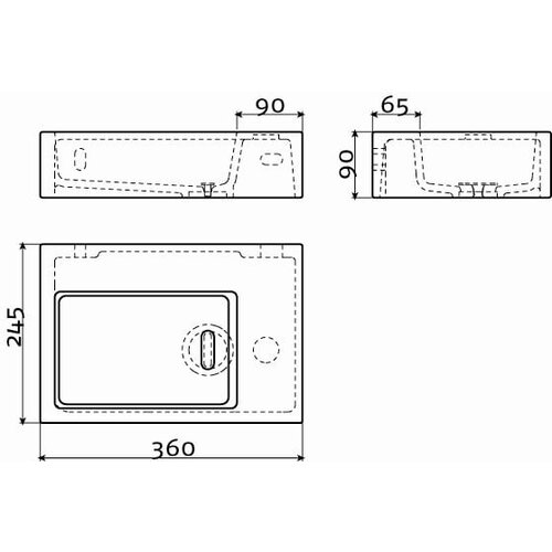 Clou Flush toiletfontein | Mat wit | Ja Clou Clou Flush toiletfontein | Mat wit | Ja