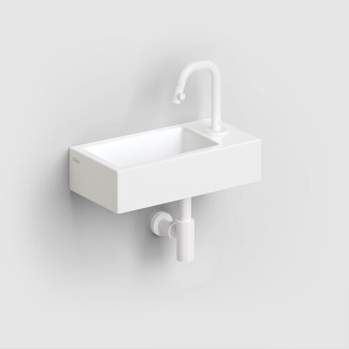 Clou Flush 3 fontein | Mat wit | Ja | Rechts Clou Clou Flush 3 fontein | Mat wit | Ja | Rechts