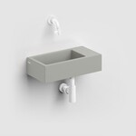 Clou Flush 3 fontein | Mat grijs | Nee | Rechts Clou Clou Flush 3 fontein | Mat grijs | Nee | Rechts