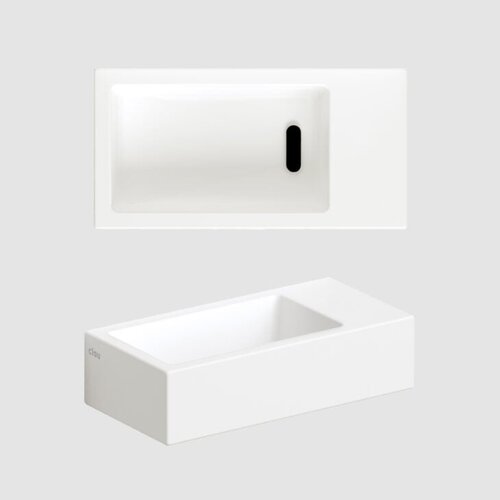 Clou Flush 3 fontein | Mat wit | Nee | Rechts Clou Clou Flush 3 fontein | Mat wit | Nee | Rechts