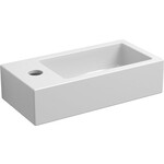 Clou Flush 3 toiletfontein | Wit keramiek | Links | Met kraangat | Zonder handdoekhouder Clou Clou Flush 3 toiletfontein | Wit keramiek | Links | Met kraangat | Zonder handdoekhouder