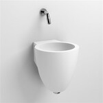 Clou Flush 6 toiletfontein | Mat wit | Zonder kraangat Clou Clou Flush 6 toiletfontein | Mat wit | Zonder kraangat